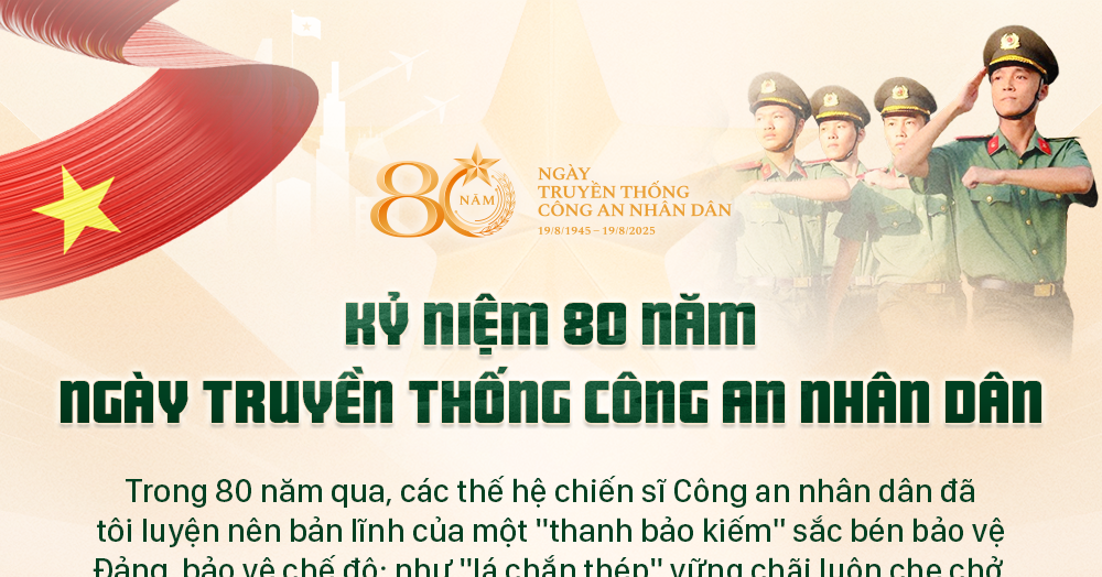 Kỷ niệm 80 năm ngày truyền thống Công an nhân dân